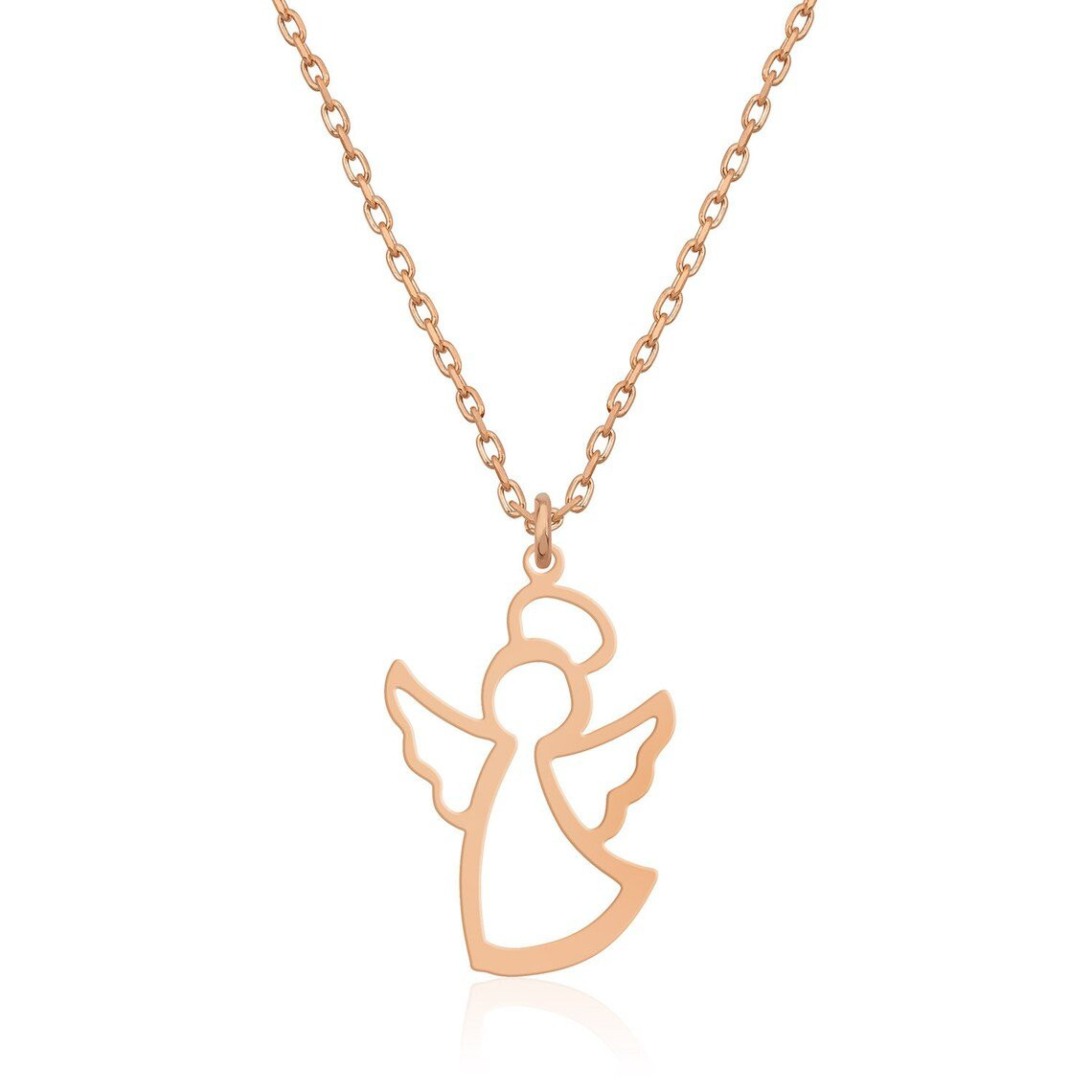 Necklace Pendant Small Angel Shape Jewelry Gift for Women Mom, Fashion Accessories